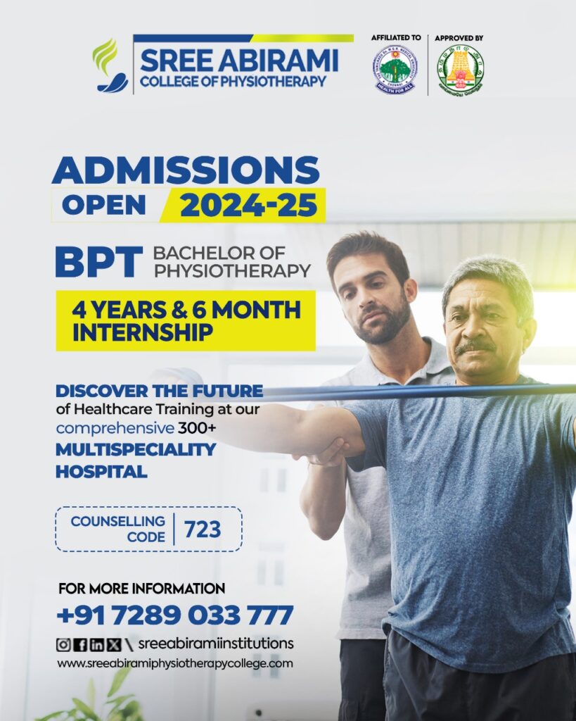 ADVANCING YOUR PHYSIOTHERAPY CAREER AT ABIRAMI COLLEGE OF PHYSIOTHERAPY